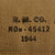 Original U.S. WWII USMC 1944 Dated Thompson .45 Submachine Gun Magazine Pouch by Russell Mfg. Co. Original Items