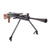 Original Polish Cold War 1955 Dated Degtyaryov DPM / DP 28 Display Light Machine Gun by Radom with Trigger Group Serial No. DN1545 and Two Pan Magazines
