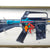 Original U.S. Vietnam War Era Painted M16 5.56mm Rifle Oversized Wooden Plastic Classroom Cutaway Trainer with TD7 Stamp