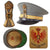 Original WWII Italian Royal 56th Infantry Lieutenant’s Officer's Dress Peaked Visor Cap by Unione Militare of Udine Original Items