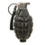 Original U.S. WWI Extremely Rare Inert Mk. I Defensive Grenade with Original Fuse and Lever - Excellent Original Items