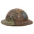 Original U.S. WWI 4th Division Travel Diary Camouflage Painted M1917 Doughboy Helmet with Liner - Co. G, 39th Infantry Regiment Original Items