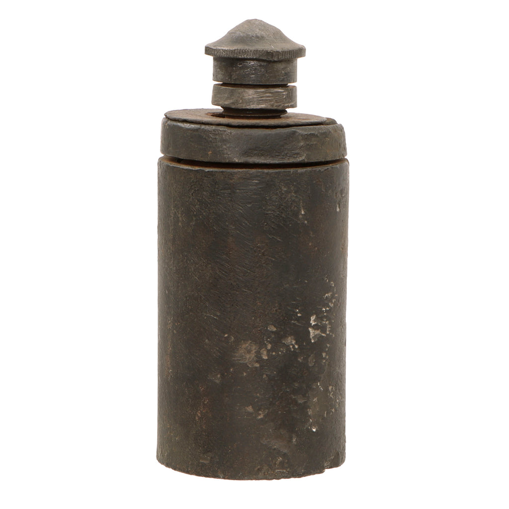 Original Italian WWI B.P.D. Hand Grenade with Brass Fuze Screw Cover - Inert