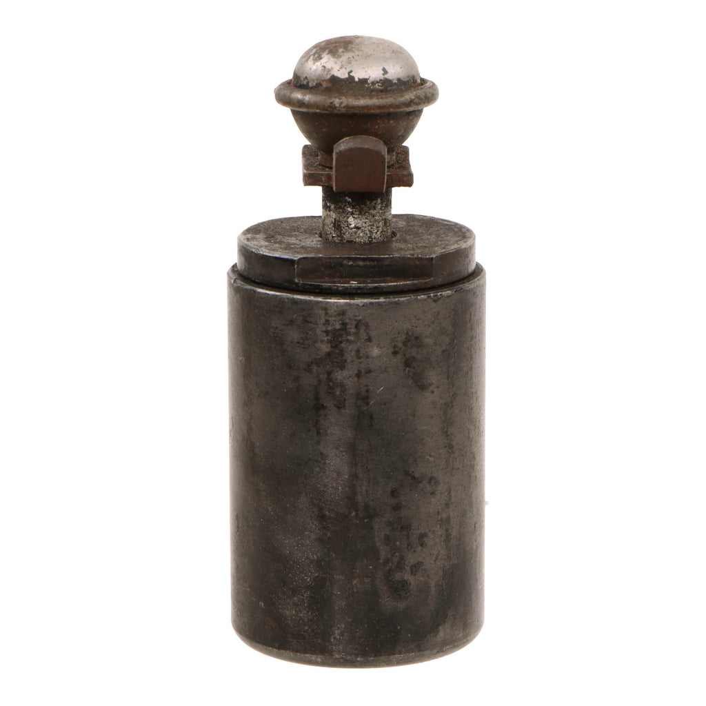 Original German WWII Late War “Last Ditch” Grenade with Fuze by Mettmanner Britanniawarenfabrik W. Seibel