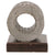 Original German WWII 8.8 cm Flak 37 Cut Barrel Section with Rifling on Display Base - Inert