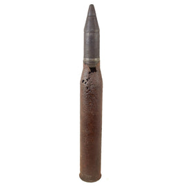 Original German WWII Inert Relic Panther 7.5 cm KwK 42 AP Round with Casing
