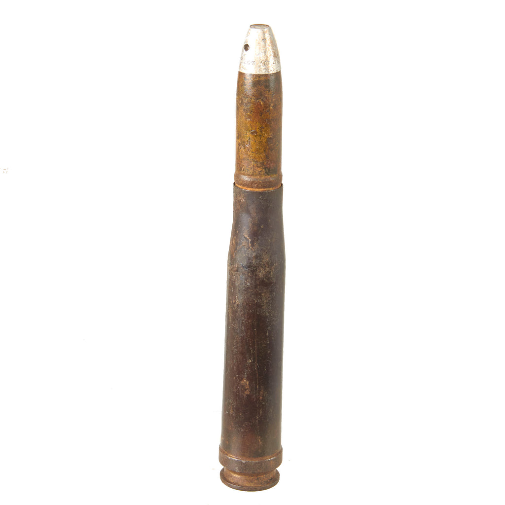Original German WWII Inert 20mm 20×138 FlaK HE High Explosive Round - Dated 1942 Original Items