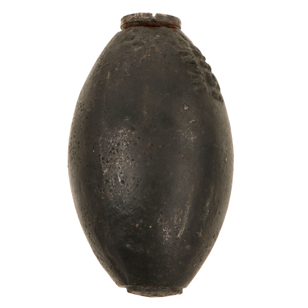 Original British WWI Inert No. 16 Oval Grenade with Fuze Screw - Dated 1915