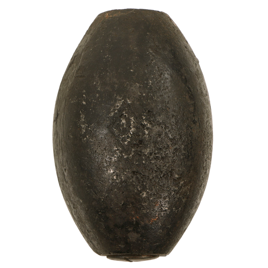 Original British WWI Inert No. 16 Oval Grenade with Faint Maker’s Mark