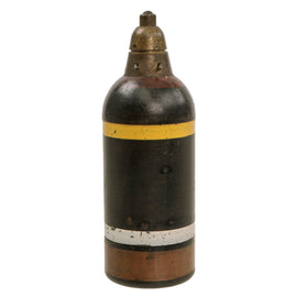 Original Japanese WWII Inert Type 89 Knee Mortar 50mm Grenade Discharger Inert Round - Dated 1941