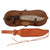 Original U.S. Vietnam War Era W49 Western Bowie Knife With Correct Leather Sheath & Wall Display