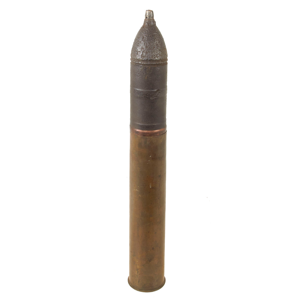 Original Soviet WWII Inert 76.2mm Zis 3 Artillery Projectile & Casing for the 76mm Divisional Gun M1942 (ZiS-3)