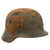 Original German WWII Rare Kriegsmarine Navy M35 Single Decal Helmet Shell in Relic Condition - ET64