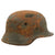 Original German WWII Rare Kriegsmarine Navy M35 Single Decal Helmet Shell in Relic Condition - ET64