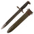 Original U.S. WWII M1 Garand 10 inch Bayonet by PAL with M7 Scabbard Original Items