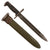 Original U.S. WWII M1 Garand 10 inch Bayonet by PAL with M7 Scabbard Original Items
