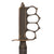 Original U.S. WWI Model 1918 Mark I Trench Knife by L. F. & C. with WWII-Painted Steel Scabbard