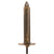Original U.S. WWI Model 1918 Mark I Trench Knife by L. F. & C. with WWII-Painted Steel Scabbard