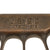 Original U.S. WWI Model 1918 Mark I Trench Knife by L. F. & C. with WWII-Painted Steel Scabbard