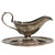 Original German WWII AH Formal Pattern 40cl Silver Plated Gravy Boat by Wellner with Attached Underplate Original Items