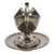 Original German WWII AH Formal Pattern 40cl Silver Plated Gravy Boat by Wellner with Attached Underplate Original Items