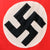 Original German WWII Italian Made Large Double-Sided NSDAP National Political Banner by P.G.S., City of Naples Marked, 54 1/2" x 91"