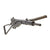 Original British WWII Sten MkII Inert Display Submachine Gun with Early Loop Butt Stock, Excellent Original Barrel and Magazine, Serial No. FA 50809 Original Items