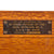 Original U.S. WWII Navy 10x MkII Officer-of-the-Deck Spyglass Refracting Telescope in Matching Wood Transit Case - Dated 1942