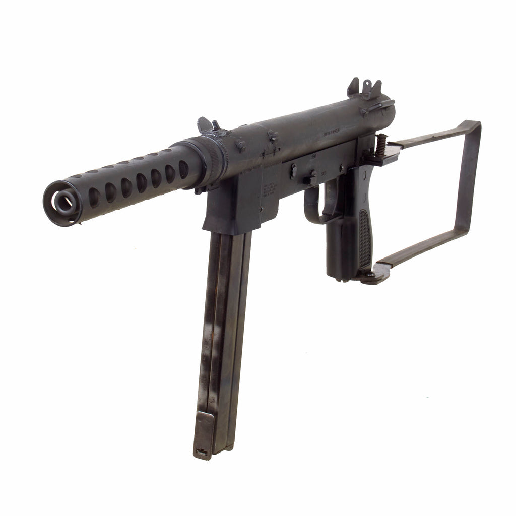 U.S. Vietnam War Replica S&W M76 Police Cap Plug-Firing Submachine Gun ...