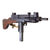 Original Film Prop Cap Plug Firing IMI UZI by Marushin Japan with Magazine and Removable Wooden Stock - Dated May 1979