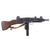 Original Film Prop Cap Plug Firing IMI UZI by Marushin Japan with Magazine and Removable Wooden Stock - Dated May 1979