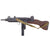 Original Film Prop Cap Plug Firing IMI UZI by Marushin Japan with Magazine and Removable Wooden Stock - Dated May 1979