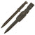 Original German WWII 1942 Dated SG 84/98 III 98k Bayonet by Josua Corts Sohn, Serial No. 1786 n, with VZ24 Scabbard and USGI Decorated Leather Frog