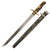 Original Imperial Japanese WWII Police Dagger Dirk with Sharskin Grip & Scabbard - Rare