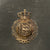 Original Danish WWI Model 1923 Steel Army Helmet with Original Liner & Chinstrap Configuration and Front Badge - Excellent