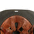 Original Danish WWI Model 1923 Steel Army Helmet with Original Liner & Chinstrap Configuration and Front Badge - Excellent