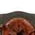 Original Danish WWI Model 1923 Steel Army Helmet with Original Liner & Chinstrap Configuration and Front Badge - Excellent