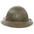 Original WWI Named Portuguese M1915 Corrugated Steel Helmet with Liner & Leather Chinstrap - Excellent
