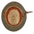 Original WWI Named Portuguese M1915 Corrugated Steel Helmet with Liner & Leather Chinstrap - Excellent
