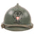 Original Italian WWI & 1920s Early Fascist “Lippmann Model” Adrian Helmet with Painted Corps of Public Security Insignia - Full Liner & Chinstrap