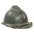 Original Italian WWI & 1920s Early Fascist “Lippmann Model” Adrian Helmet with Painted Corps of Public Security Insignia - Full Liner & Chinstrap