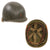 Original U.S. WWII Early McCord Fixed Bale 2nd Lieutenant’s M1 Helmet with Rare 2nd Pattern Hawley Paper Liner