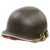 Original U.S. WWII Early McCord Fixed Bale 2nd Lieutenant’s M1 Helmet with Rare 2nd Pattern Hawley Paper Liner