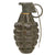 Original U.S. WWII Inert MkII Pineapple Grenade with Yellow Ring and M10A3 Fuze by The American Fireworks Company - Excellent