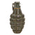 Original U.S. WWII Inert MkII Pineapple Grenade with Yellow Ring and M10A3 Fuze by The American Fireworks Company - Excellent