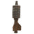 Original German WWI Granatenwerfer 16 Grenade Thrower Inert Fragmentation Round with Early Three-Fin Tail Assembly
