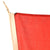 Original Spanish Post-WWII Era National Flag of Francoist Spain with Ropes - 38 ½ x 58”