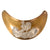Original French 2nd Empire Reserve / Gendarmerie Officers’ Liberté, Ordre Public Brass Gorget with Leather Backing