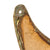 Original French 2nd Empire Reserve / Gendarmerie Officers’ Liberté, Ordre Public Brass Gorget with Leather Backing