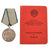 Original Soviet WWII Medal “For Courage” with Named Award Booklet to Mikhail Efimovich Zhadan – Penal Unit Combat Attribution, June 1943